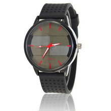 Load image into Gallery viewer, Mens Watches Top Brand Luxury Quartz Sport Military Stainless Steel Dial Leather Band Wrist Watch Men relogio masculino
