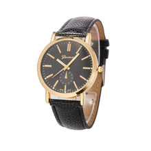 Load image into Gallery viewer, 2017 Fashion Casual Men's Watches Geneva Quartz Watch PU Leather Watch Cock Male Relogio Masculino