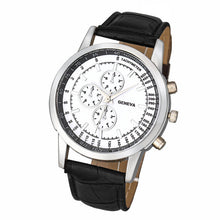 Load image into Gallery viewer, 2017 Watch Men Fashion PU Leather Strap Geneva Men Business Quartz Watch Relogio Masculino Montre Homme