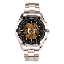 Load image into Gallery viewer, Mechanical Wrist Out Business Analog Men Top Watch Casual Alloy Hollow Watch