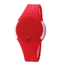 Load image into Gallery viewer, Watch Silicone Men Round Sport Fashion Casual 38inch Buckle Digital Pin Casual 1 5cm About Electronic 3 LED Display