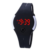 Load image into Gallery viewer, Watch Silicone Men Round Sport Fashion Casual 38inch Buckle Digital Pin Casual 1 5cm About Electronic 3 LED Display