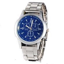 Load image into Gallery viewer, 1 6inch  Round Men 0 4cm Wristwatch Steel 1Pcs Clasp Quartz Fashion  2cm Analog Bracelet No Waterproof Stainless 8inch
