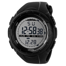 Load image into Gallery viewer, Buckle Round Pedometer Men Intelligent Digital Smart 5Bar Sport Fashion Casual Watch Outdoor Instructions Sports Watch