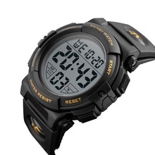 Load image into Gallery viewer, Rubber Sports Waterproof tempered 17mm Fashion Mineral Watch Casual Multi-function mirror Men Outdoor glass Electronic